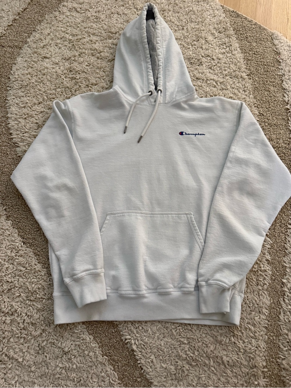 Champion Men's white Hoodie